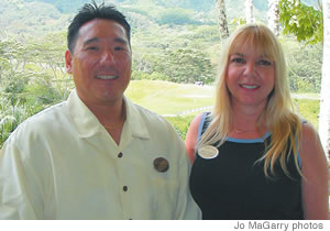 Darin Sumimoto, general manager, and Shelly McLain