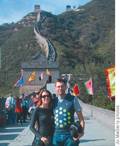 Kelly and Jonathon Gabrielson won a foodie trip to China