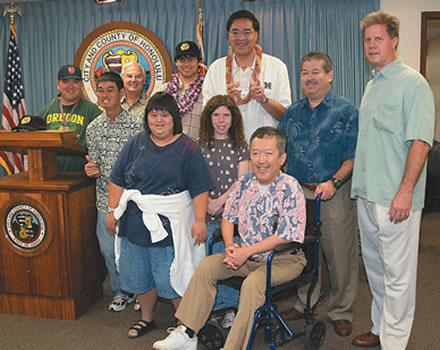 Mayor Recognized for Work with Individuals with Disabilities