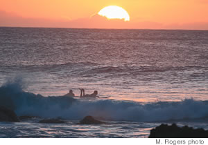 The sun sets on another great year of surfing in Hawaii - just don't get spoiled