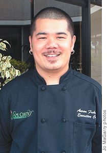 Aaron Fukuda, executive chef of Sam Choy's Diamond Head Restaurant