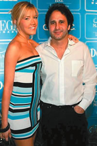 Katie Reese and George Maloof, Palms owner