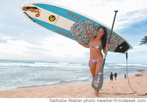 Tiare Lawrence was the only wahine in the contest