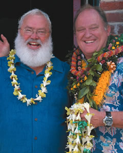Don Murphy (right) with pal Chris Benson