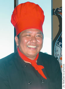 Teppanyaki magician Kevin Matsuda