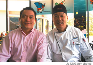 Todai general manager Jeff Chen and chef Max Kang