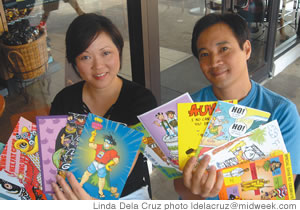 Gayle Machida-Isono and Paul Isono get Local Kine cards