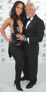 Alicia Keys and Georgio Armani