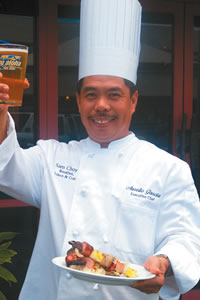 Aurelio Garcia, executive chef at Sam Choy's Breakfast, Lunch and Crab