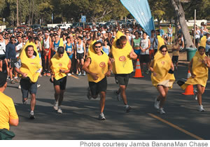The Jamba Juice Banana Men and Women set the pace at last year's race