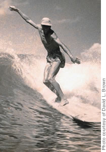 Woody Brown surfed all the way to age 90