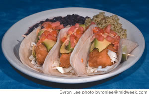 Dixie Grill's Cinco de Mayo special fish tacos