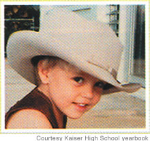 Howdy, pardner: Brooks as a kid