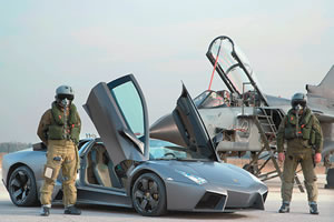 The Lamborghini Reventon is so fast, its instrument panelincludes a G-Force meter