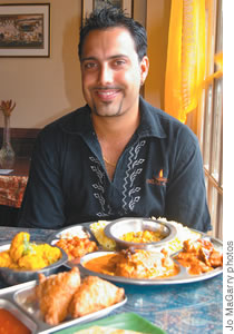 India Cafe owner Jiva Sagaran also has a lunch wagon in Kailua six days a week