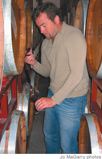 California winemaker Steve Clifton at Palmina