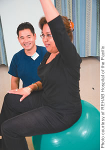 Physical therapist Ken Morimoto