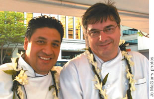 Chefs Donato Loperfido and Philippe Padovani