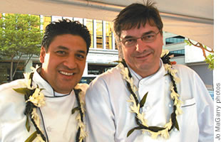 'Elua chefs Donato Loperfido and Philippe Padovani 