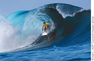 Rip Curl Pro Search champ Bruce Irons shows his winning form