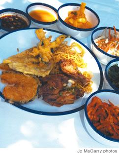 There is a huge variety of Korean dishes available at Palace Buffet