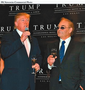 High rollers Donald Trump and Phil Ruffin