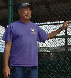 Pearl City baseball coach Gary Nakamoto.