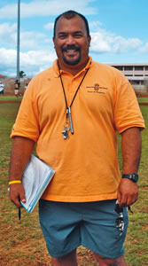 Campbell High School football coach Tumoana Kenessey