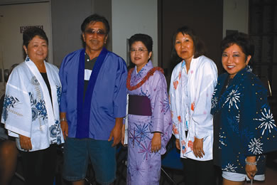 Muriel Takahashi, Larry Muramoto, Joyce Gushiken, Joann Nagai and Jean Maeda