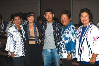 Annie Shimabukuro, Jean Crosier, Ed Fukushima, Diane Shimizu and Irene Nakahara