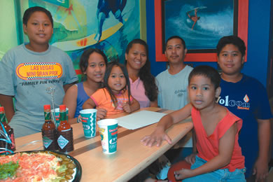 Colin, Cyana Marie, Celeste and Elsa Andres-Paguirigan, Alex Paguirigan, Curtis, Cody Andres-Paguiri