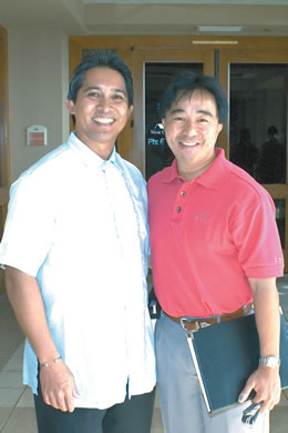 Nestor Garcia and Glenn Wakai