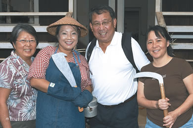 Rosie Emori, Momoko Maniscalco, Walter Emori and Sue Kang