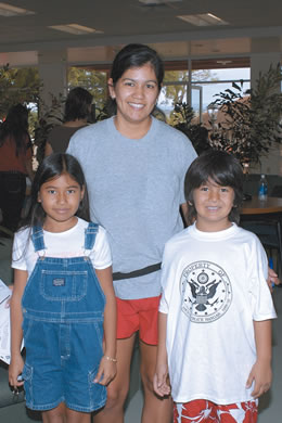 Seanelle, Monica and Isaac Edralin