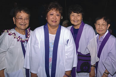 Ethel Kawahara, Sharon Kaneko, Setsu Nakashige and Barbara Nishioka