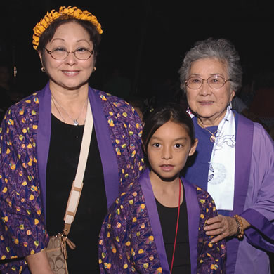 Linda Matsunaga, Reiko Ramirez and Sue Ide