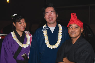 Noelle Ho, Derrick Iwata and Ricky Yamaoka
