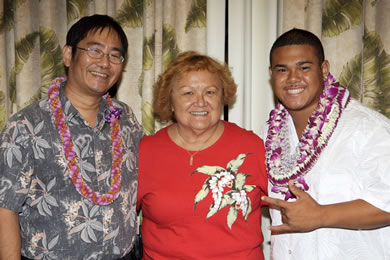Allen Takemura, Pat Cortez and Perry Faleao