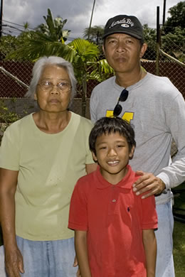 Rozita Cordiz, Russell Tangonan and Jr. Sotero