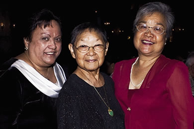 Sharon Allen, Nellie Barcenilla and Juanita Villegas