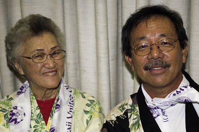 Mildred Nakagawa and Stanley Tomasa