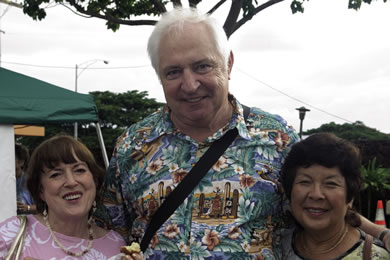 Jeanine and Cliff Provencal, Betty Higa