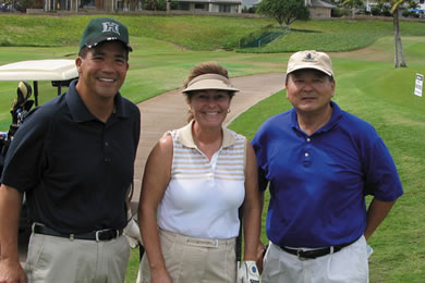 Randy Nishi, Carolyn Fujioka and Herb Ushiroda