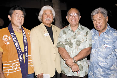 Donald Yamato, Maurice Kahawaii, Shad Kane and Bernie Kaahanui