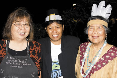 June Ching, Carmen Namocot and Purie Cortez