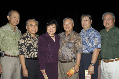 Gordon Au, Peter Ng, Frances Goo, Ted Jung, Darryl Ing and Roger Liu