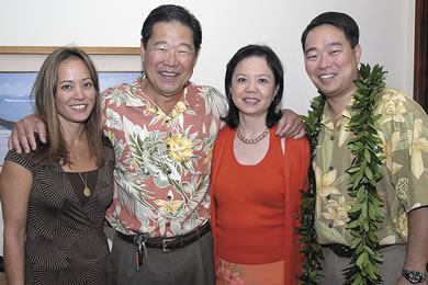 Tracy Behler, Bill Chee, Brenda Ching and Scott Higashi