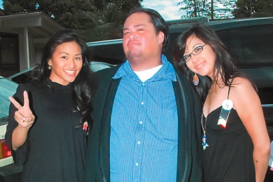 Michelle Morales, Chris Riel and Jacie Katsuda