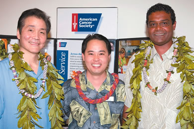 Dr. Darrell Lee, Tim Ho and Dr. Yousif A-Rahim