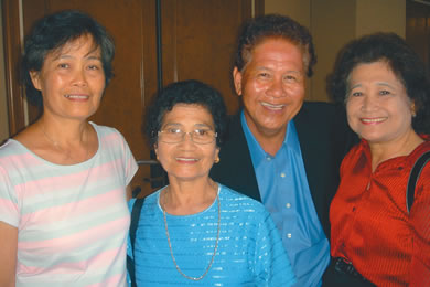 Shirley Resurreccion, Erlinda Ines, Ilalo and Brigida Parayno
